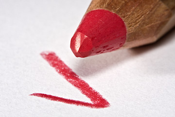 Image showing Red pencil