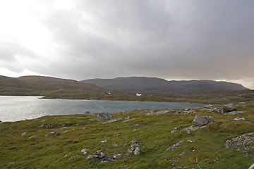 Image showing coastal landscape on scottish isle