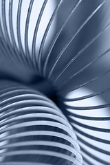 Image showing metallic spiral abstract