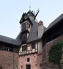 Image showing detail of the Haut-Koenigsbourg Castle