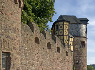 Image showing Wertheim Castle detail at summer time