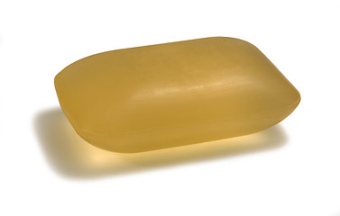 Image showing translucent yellow soap