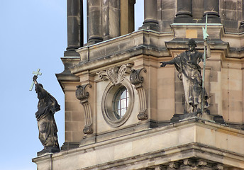 Image showing stone sculptures at the Berlin Cathedral