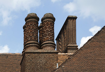 Image showing chimneys of Schloss Cecilienhof