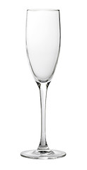 Image showing empty champagne glass