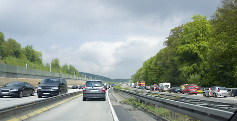 Image showing highway scenery in Southern Germany