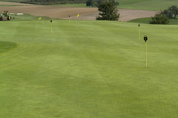 Image showing golf scenery at summer time