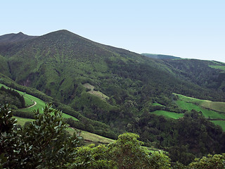 Image showing landscape at the Azores