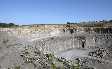 Image showing quarry wall scenery