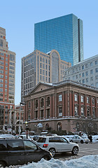 Image showing Boston city scenery at winter time