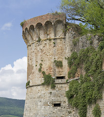 Image showing San Gimignano city wall