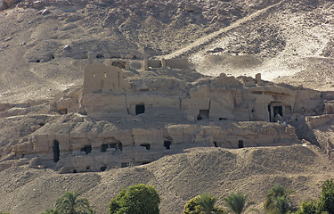 Image showing landscape near the mausoleum of Aga Khan in Egypt