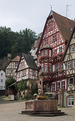 Image showing timbered houses in Miltenberg