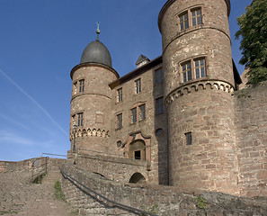 Image showing Wertheim Castle detail at summer time