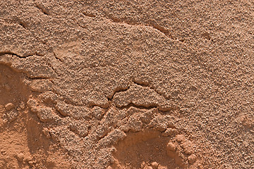 Image showing red sand