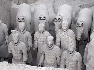 Image showing Terracotta Soldiers