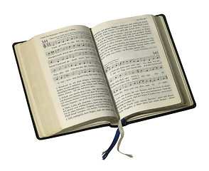 Image showing open songbook