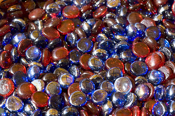 Image showing colorful glass beads