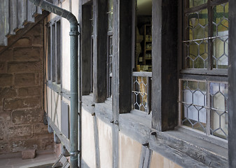 Image showing architectural detail in the Haut-Koenigsbourg Castle