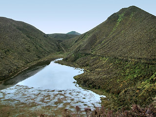 Image showing hilly scenery at the Azores