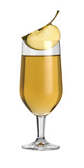 Image showing glass of apple juice