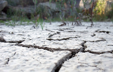 Image showing chapped desert border