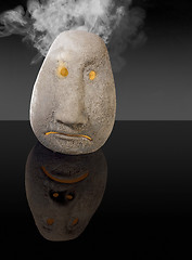 Image showing sad ceramic head