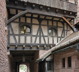 Image showing Haut-Koenigsbourg Castle detail