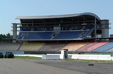 Image showing race course and tribune