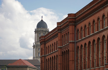 Image showing detail of the Red Town Hall in Berlin