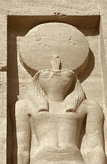 Image showing sculpture at Abu Simbel temples in Egypt