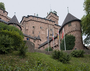 Image showing Haut-Koenigsbourg Castle in France