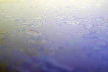 Image showing iridescent oil surface