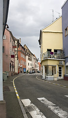 Image showing cloudy street scenery in S