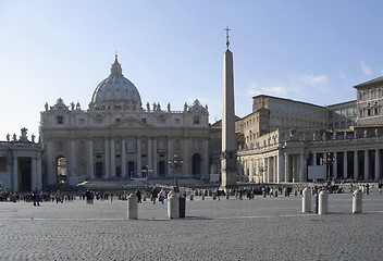 Image showing Colonnades at Saint Peters Square Square