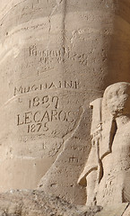 Image showing Abu Simbel temples in Egypt