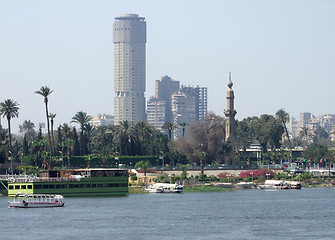 Image showing Nile scenery in Cairo