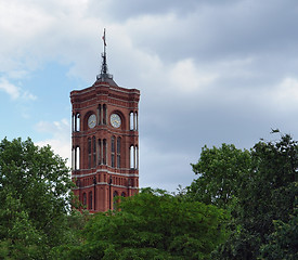 Image showing tower of the Red Town Hall