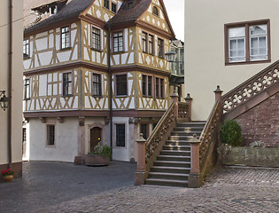 Image showing Haus der vier GekrÃ¶nten in Wertheim