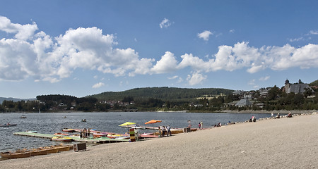 Image showing Schluchsee beach scenery