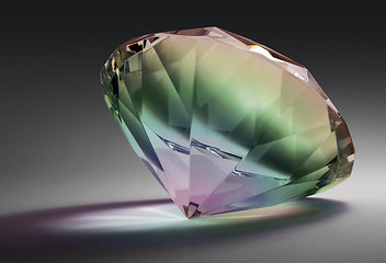 Image showing rainbow colored diamond