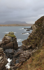 Image showing rocky coast in Scotland