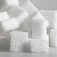 Image showing lump sugar closeup