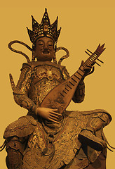 Image showing sculpture in the Jade Buddha Temple