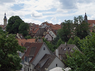 Image showing aerial view of Marbach