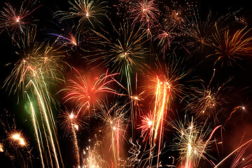 Image showing fireworks display