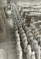 Image showing Terracotta Army in Xian