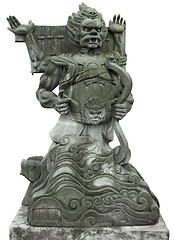 Image showing mystic stone sculpture at Fengdu County