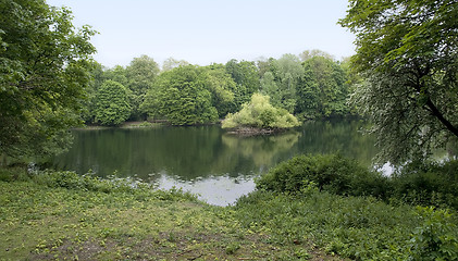 Image showing idyllic lake in D