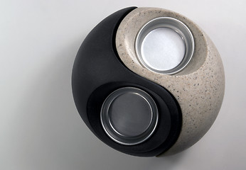 Image showing Yin and Yang candleholder